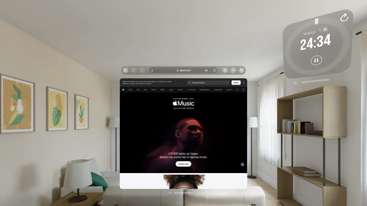 Vision Pomodoro Timer screenshot 2