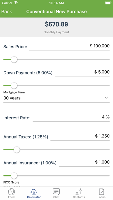 MyPeoplesBank Home Mortgage Screenshot