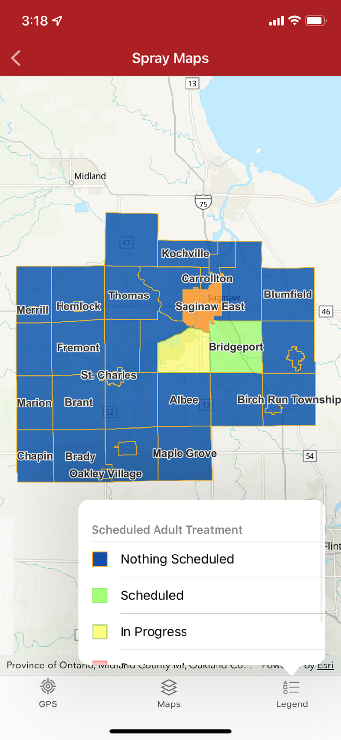 Saginaw Mosquito Notifications