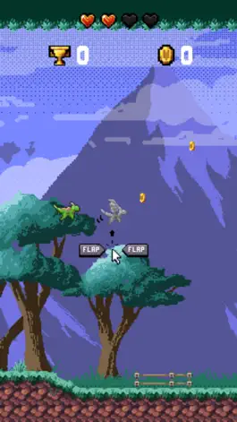 The game Flappy Dragon - DragonSpawn Game screenshot Flappy Dragon - DragonSpawn apk