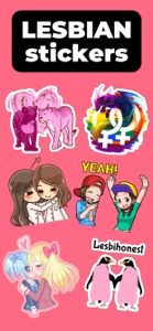Lesbian Sticker screenshot #1 for iPhone
