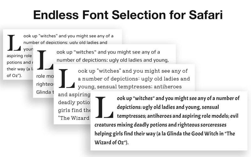 Screenshot #2 pour Custom Font for Safari