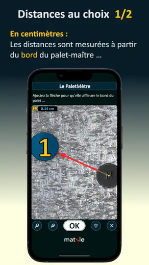 Capture d'écran de PaletMètre sur iPhone 5