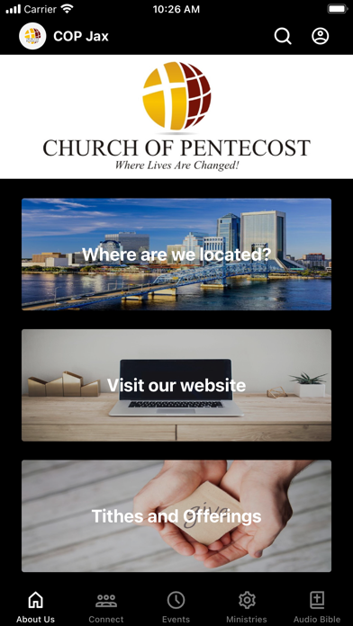 Church of Pentecost Jax FL Screenshot