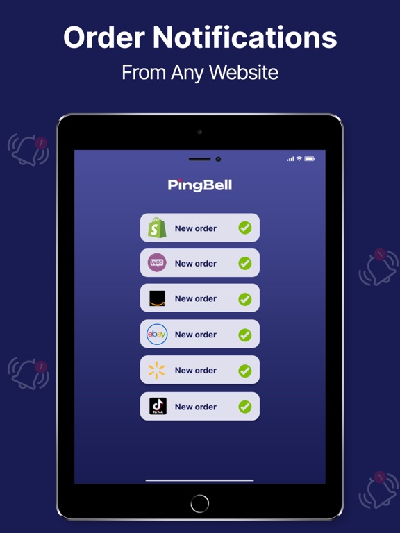 PingBell iPad screenshot 2 - Business app