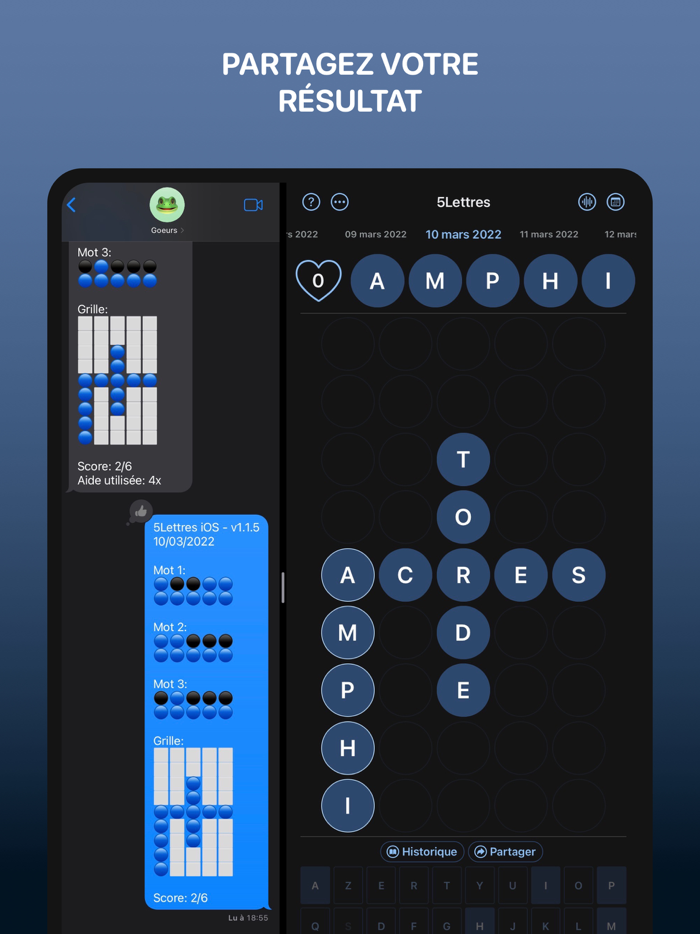 5Lettres 2022 - Mots croisés