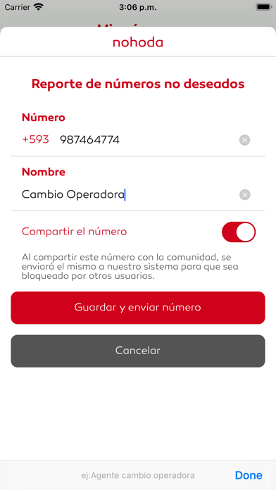Nohoda App Screenshot