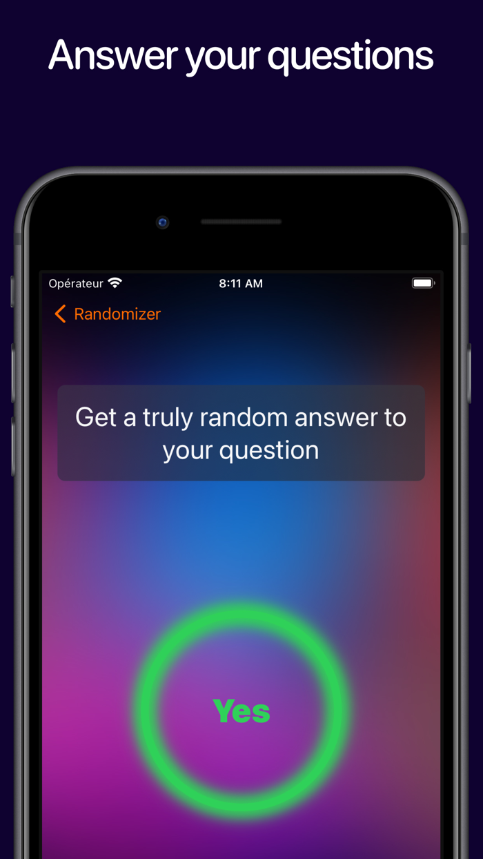 Randomizer, decision maker