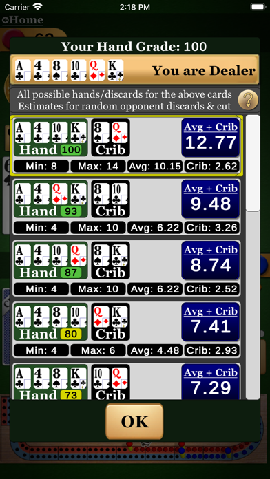 Cribbage Pro screenshot 3