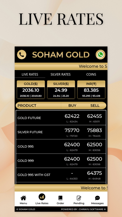 SOHAM GOLD Screenshot