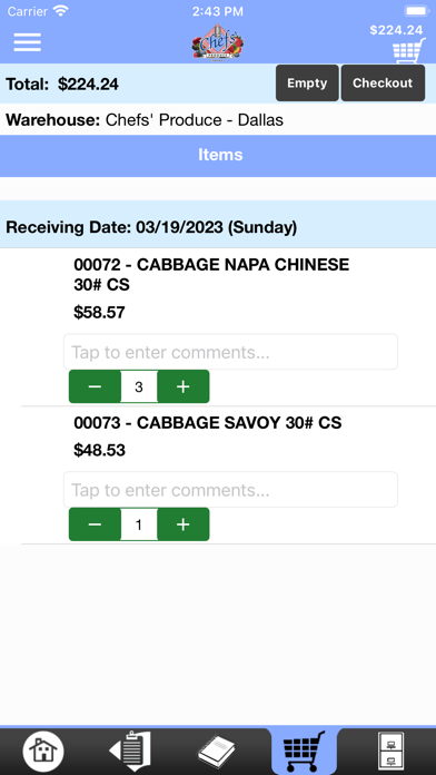 Chefs' Produce Company Screenshot