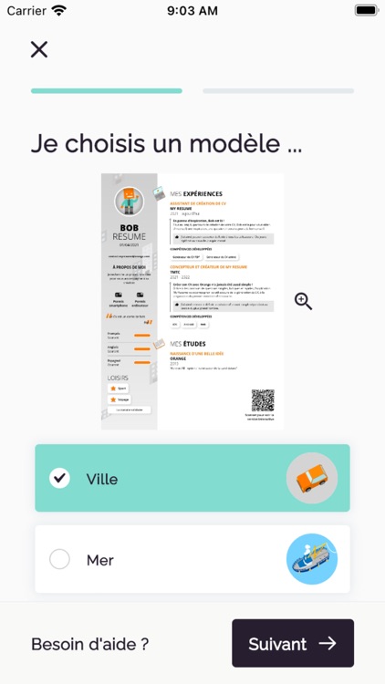 My Resume - CV et Lettre screenshot-5