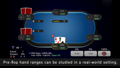 Poker Preflot Trainer Screenshot