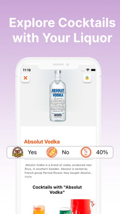Cocktail Recipes: Bartender Screenshot