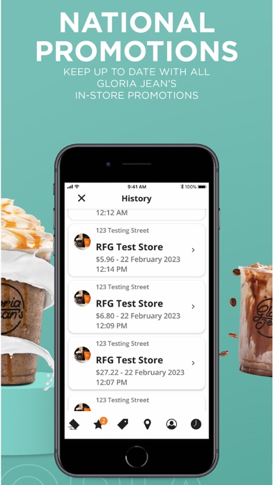 Gloria Jean's Coffees USA Screenshot