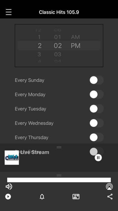 Classic Hits 105.9 Screenshot