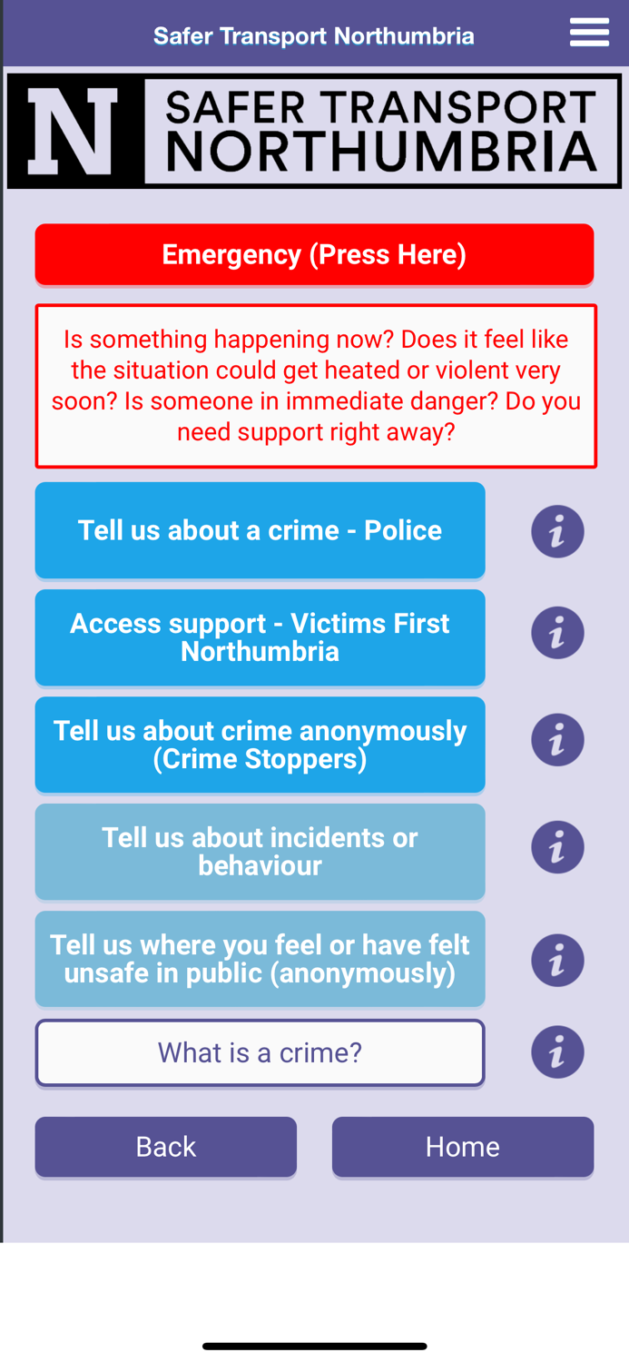 Safer Transport Northumbria