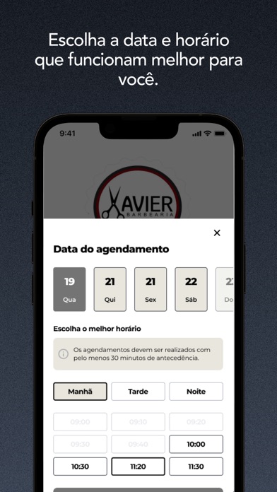 Barbearia Xavier Screenshot