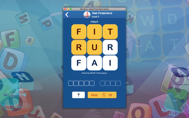 Wordfun- Word Find Mind Game Screenshot