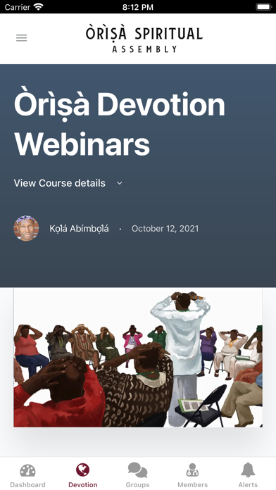Orisa Spiritual Assembly Screenshot