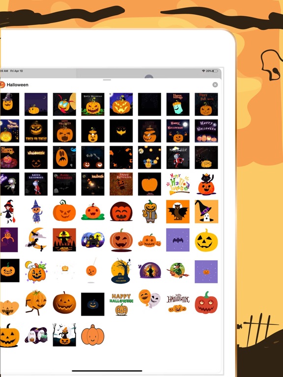 Screenshot #5 pour Halloween GIF Stickers