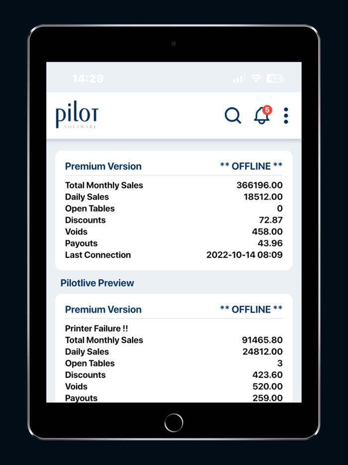 PilotLive Mobile Reporting
