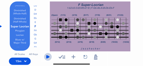 Jazzhacker Scales for Guitar screenshot 3