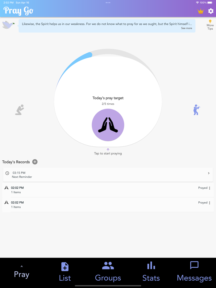 Pray Go -Christian Prayer App