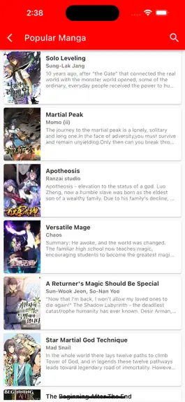 Game screenshot MangaHub - Read Popular Mangas apk