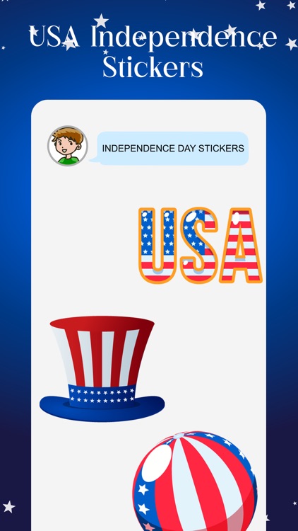 USA Independence Day Sticker