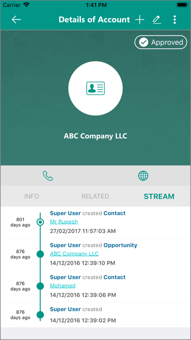 Centra CRM Cart Screenshot