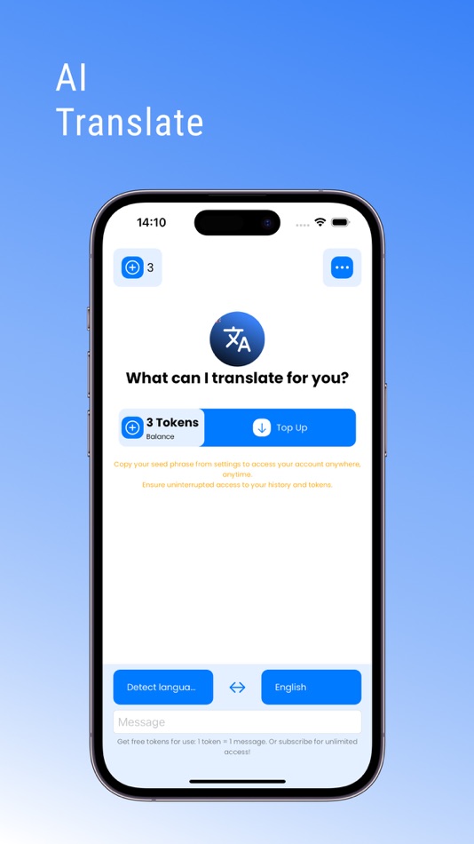 #1. AI Translate 4 (iOS) 来自: Vitalii Kapatsyna