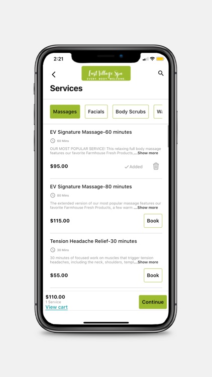 East Village Spa App screenshot-3