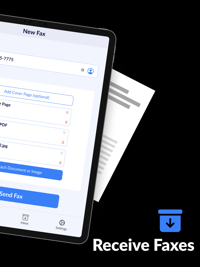 Send Fax from Mobile Phone App