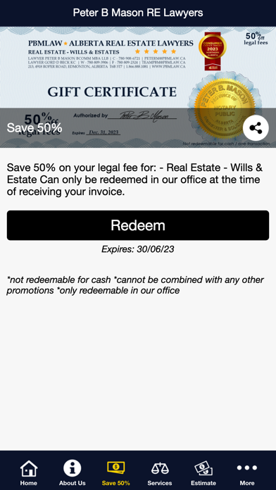 Peter B Mason Real Estate Law Screenshot