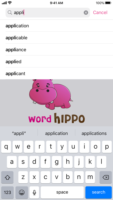 Screenshot #1 pour Word Hippo