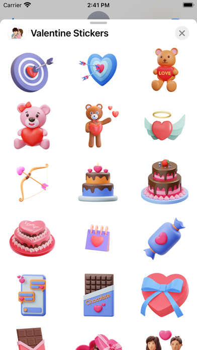Valentine Stickers - WASticker Screenshot
