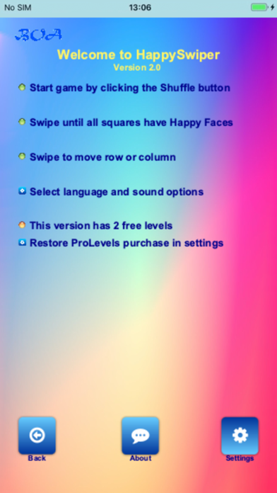 HappySwiper - Puzzle Game Screenshot