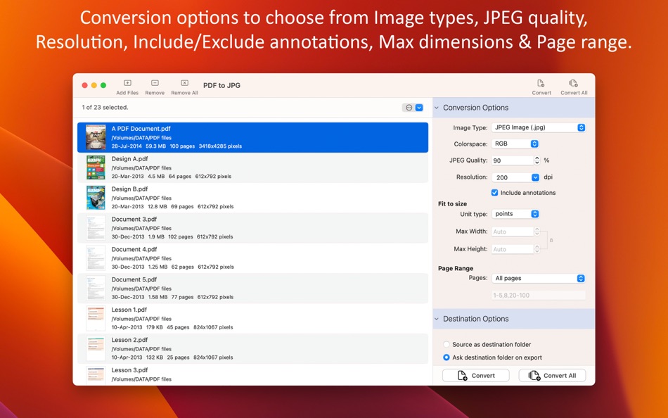 #2. PDF to JPG - A Batch Converter (macOS) Podle: RootRise Technologies Pvt. Ltd.