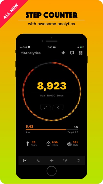 fitAnalytica - Step Counter