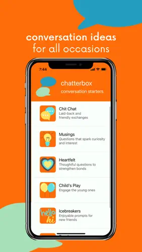 Chatterbox: Conversation Ideas screenshot 2