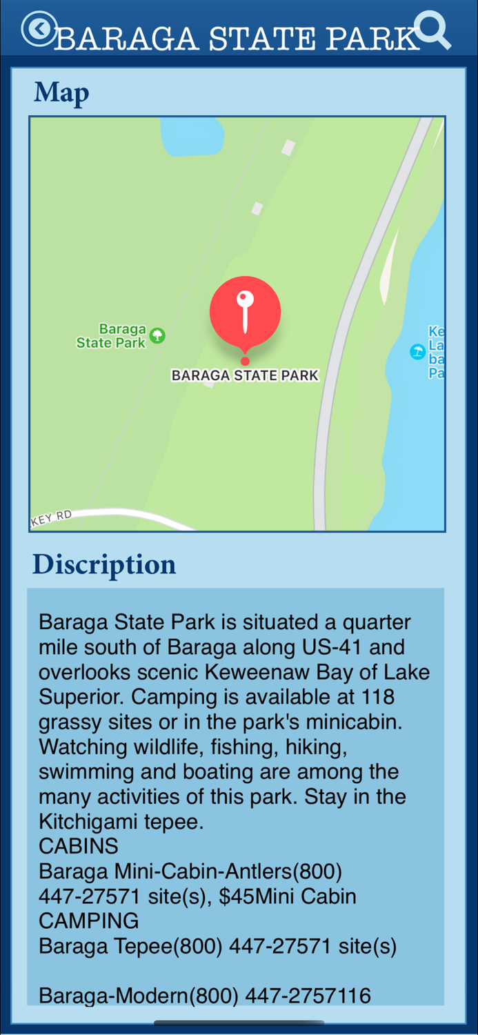 Michigan In State Parks