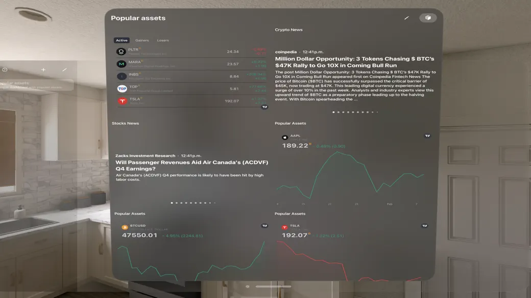 Spatial Dashboards - Finance screenshot 2