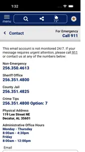 Morgan County AL Sheriff screenshot #2 for iPhone