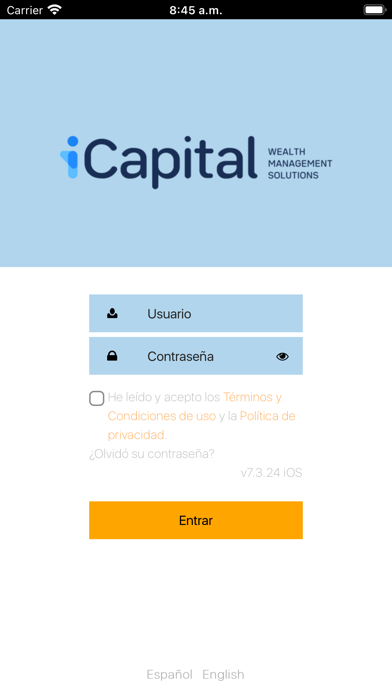 iCapital Screenshot