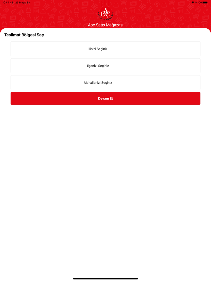 Aoç Satış Mağazası