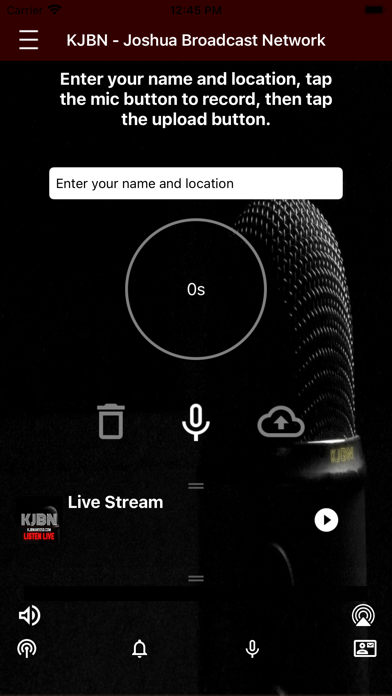 KJBN 1050 AM Screenshot