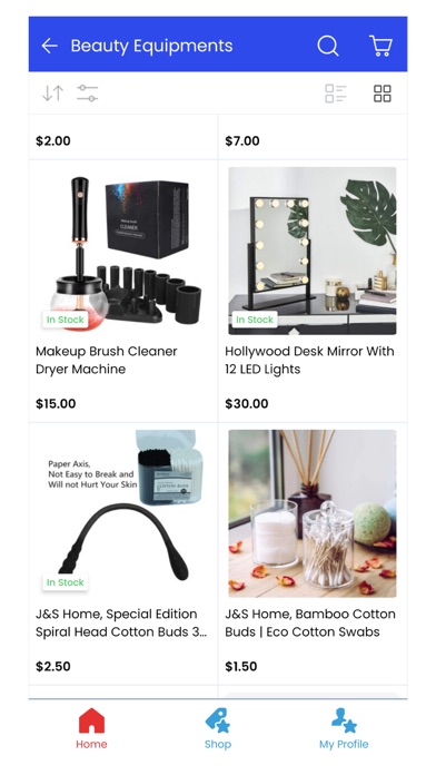 Tezkar Online shop Screenshot