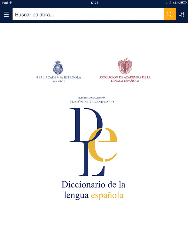 Diccionario RAE y ASALE (DLE) Screenshot