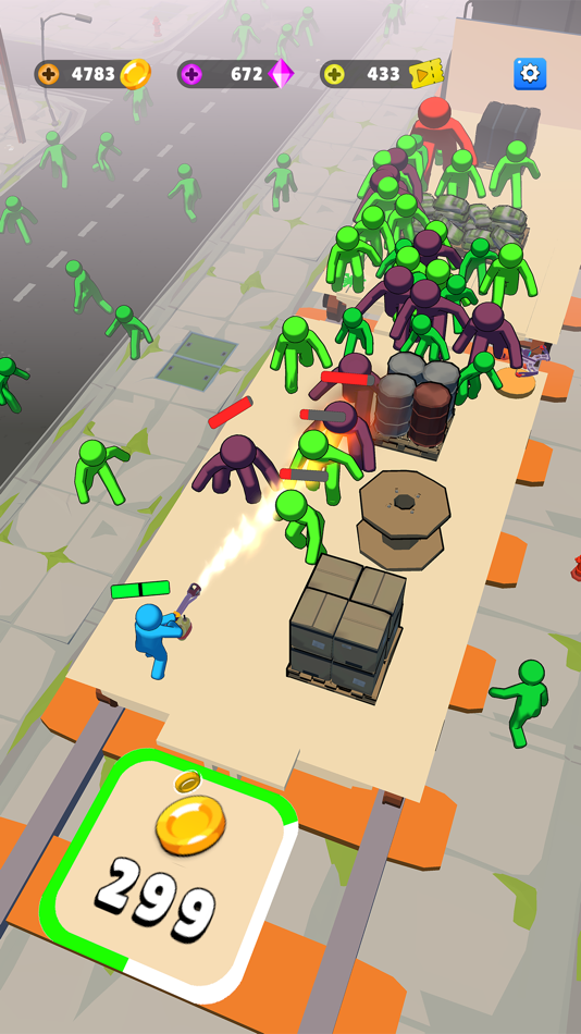 #1. Train Defense: Zombie Game (iOS) 由: AI Games FZ
